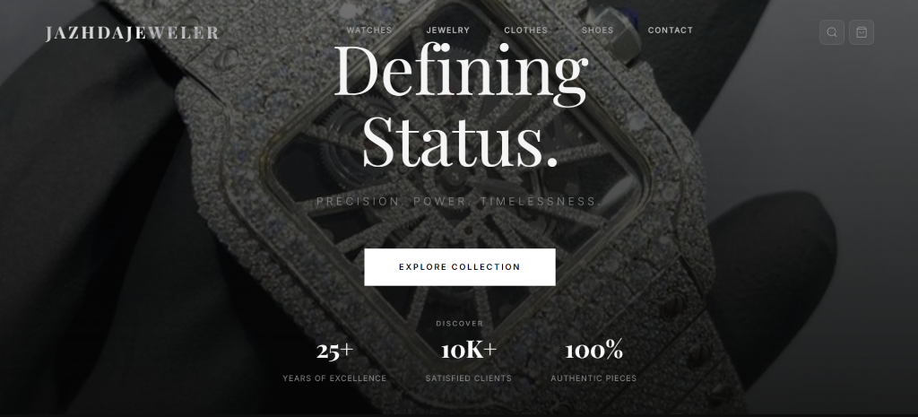 E-Commerce Platform - Jahzdajeweler screenshot 1